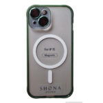 Cover inkl. Kamera Schutz - Modell Paris grün für iPhone